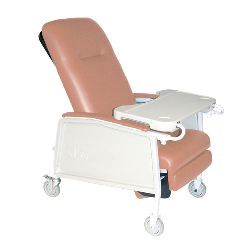 Drive Medical D574-R 3 Position Geri Chair Recliner, Rosewood